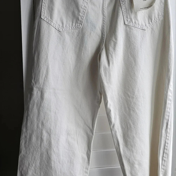 Hidden Off White Nori Wide Leg Denim Jeans Size 31 waist 17" - Picture 5 of 6
